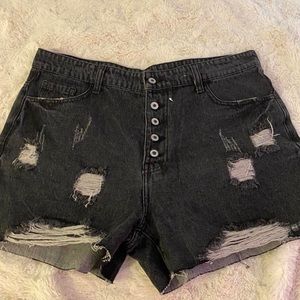 Amazon Black Jean Shorts